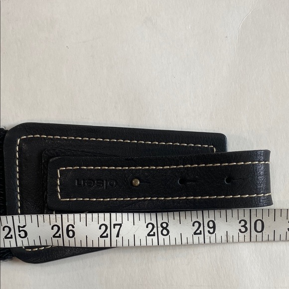 Sigrid Olsen Black Belt with Gold Buckle - Picture 13 of 14